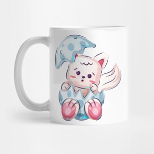 Japanese cat kitten concept art Mug